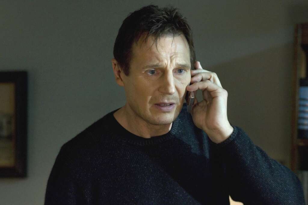 Liam Neeson in 'Taken'. EUROPA CORP/KOBAL/SHUTTERSTOCK